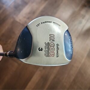 GOLFSMITH HI COR PLUS Forged Face 3 FAIRWAY WOOD 15* RH Stiff Flex (GS70)